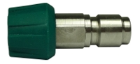 Rinsing nozzle 15° 1/4 female green protection