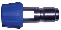 Rinsing nozzle 25° 1/4 female blue protection