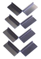 Stainless steel adhesive angle stop (by 4)