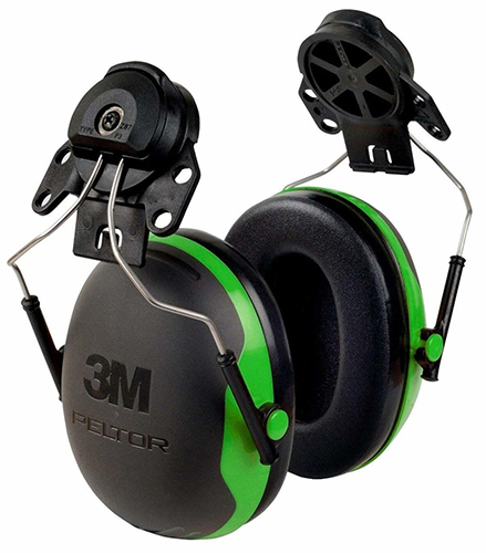 Peltor X1 Helmet mounted ear muffs