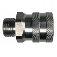 Stainless steel quick release coupler male