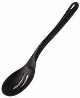 Black nylon perforated spoon