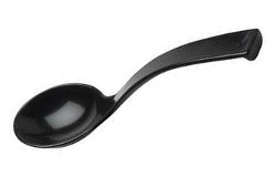 Black plexi plain spoon