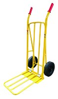 Lacquered steel hand truck
