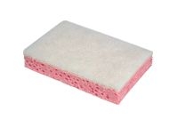 White and pink sponge
