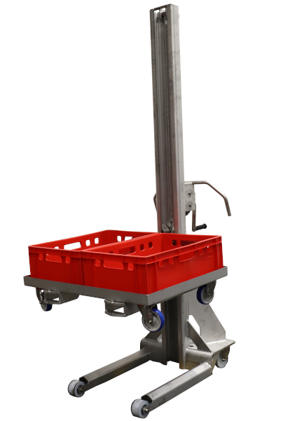 820x620 trolley lift forks for stacker