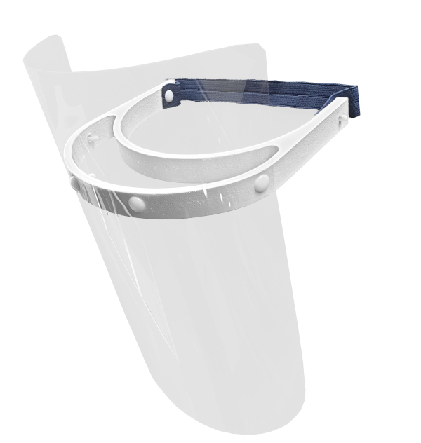 Complete sanitary face shield