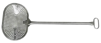 Stainless steel perforated scoop