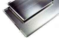 Aluminum tray inclined edges
