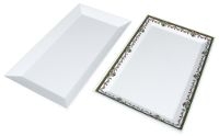 Melamine rectangular tray