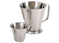 Stainless steel graduated pitcher