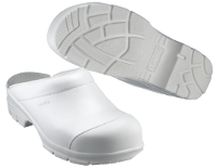 White open safety clog