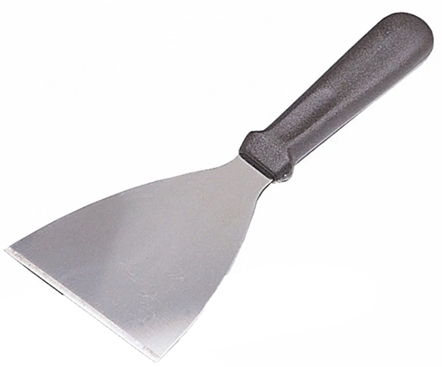 Stainless steel triangle spatula