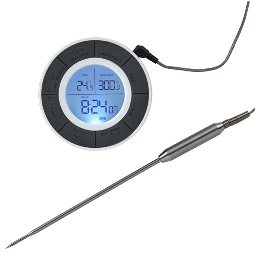 Thermometer for oven with probe + alarm