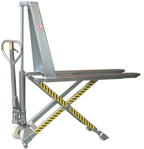 Stainless steel pallet truck high lifting