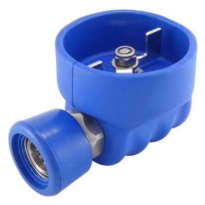 Complete blue foam valve 1/2 female/female